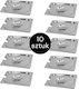 Capace Gastronorm Gn Lid Mega-m 1/4 265x162 Decupaj Set 10 Bucăți N