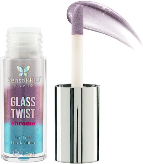 Glass Twist Chrome Luciu de Buze SensoPro Milano Midnight