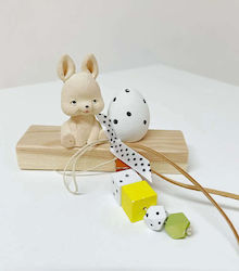 Elena Manakou Rabbit Decoration Light Blue Pasch26-p05-41