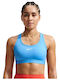 Dri-Fit Swoosh Damen Sport-BH Hellblau mit Futter & Leichte Polsterung