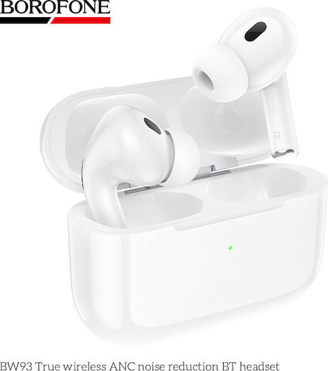 Borofone BW93 In-Ear Bluetooth Kopfhörer mit Ladekoffer Weiß