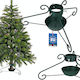 Kotarbau Weihnachtsbaumständer Metall Grüne M23xY52xΦ10cm