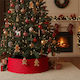 Weihnachtsbaumständer Kunststoff Rot Ψάθινη M23xH65cm