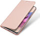 Dux Ducis Xiaomi Redmi Note 9T Skin Pro Husă Tip Carte Roz