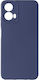 Forcell Motorola Edge 40 Neo 5G Weiche Silikon Handyhülle Blau