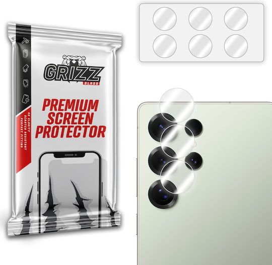 Set 2 Grizzglass Hybridglass Camera Lens Protectors Compatible Samsung Galaxy S25 Ultra Transparent