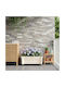 vidaXL Plastic White Flower Pot 79x35x33cm