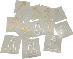 Set 5 Funny-shaped Temporary Tattoos 18+