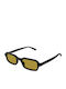 Ysl Unisex Sunglasses With Black Horn-Rimmed Frame
