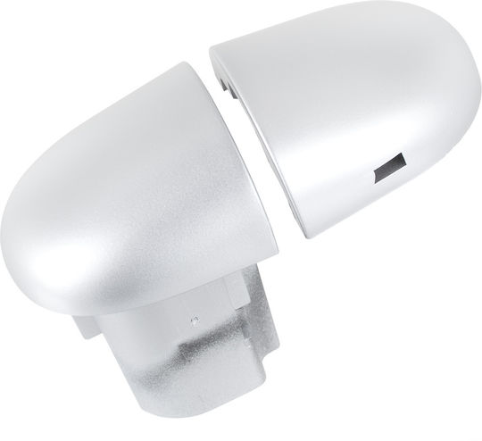 Renault Espace Iv 2002 Silver Exterior Door Handle Cover Without Hole Left + Right 2 Pcs Set