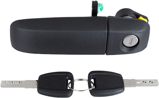 Fiat Panda 03-09 Front Left Exterior Door Handle Keys