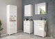 Deftrans Bathroom Vanity Unit Without Sink M50xL30xH78cm White Gloss