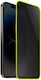 Folie Protectie Telefoane Tempered Glass Apple iPhone 15 Pro Max Flippy Luminous Neon Fosforescent Siliconic Margine Mat Anti-Amprente Protectie Completa 9h Galben