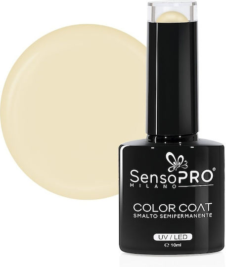 Sensopro Milano Ojă Pentru Unghii Cu Gel Semi-permanent 10ml 015 Crepe Nude
