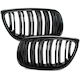 BMW 3 E92 E93 06-10 Kühlergrill Zwischen Scheinwerfern Nieren Links + Rechts Set Schwarz Hochglanz Doppelstange