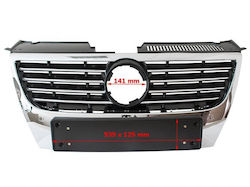 Vw Passat B6 05-10 Grille Between Headlights Grill Wide License Plate Without Holes Pdc Vw Passat B6 05-10 Grille Between Headlights Grill Wide License Plate Without Holes Pdc