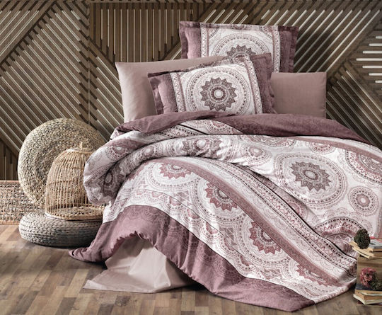Pucioasa Σετ Παπλωματοθήκη 200x220cm Διπλή με 2 Μαξιλαροθήκες & 1 Σεντόνι Carmela V2