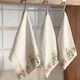 Kitchen Towel 45x65 Cm 100% Cotton Pink Vinca Floral