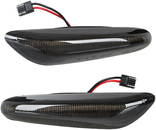Bmw 1 E81 E82 E87 E88 Led Side Turn Signal Smoked Dynamic 2 Pcs Set