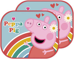 Peppa Pig Πλαϊνά Σκίαστρα με Βεντούζα 45x37εκ. 2τμχ