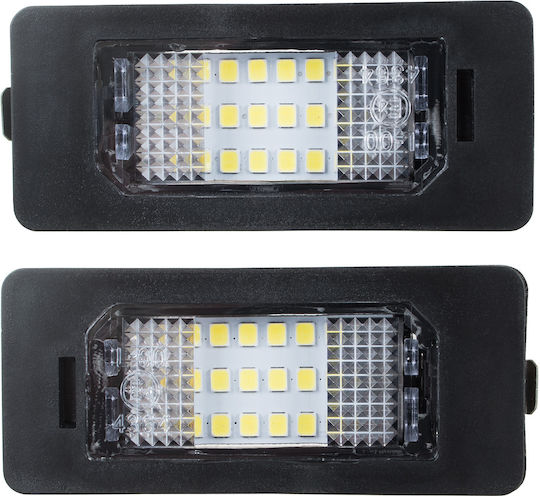 Φώτα Πινακίδας Led 12V για BMW E39 / E60 / E90 / E91 / E92 / X5 / X6 2τμχ
