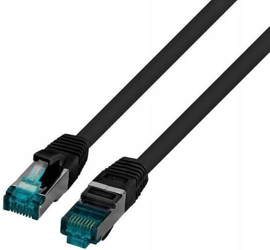 Securitynet S/FTP Cat.6a (Gigabit) Network Cable Ethernet 5m Black