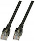 Securitynet SF/UTP Cat.5e (Gigabit) Network Cable Ethernet 0.5m Black
