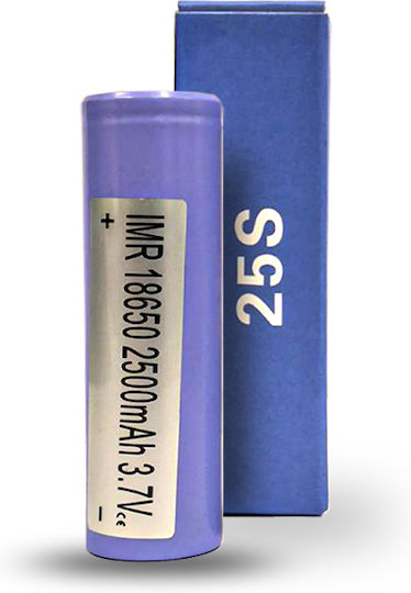 Samsung Rechargeable Battery 18650 Li-ion 2500mAh 3.7V 1pc