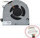 Laptop Fan CPU GPU Cooling Fan HP Pavilion Plus 16-ab 16t-ab TPN-W161 N63219-001 EG50060S1-C740-S9A 023.100VT.0001 Right Fan UMA 5V 4Pin Code 81704
