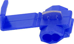 Set 20 Quick Connectors Cables 1–1.63 Mm Cable Joining Connector Blue Set 20 Quick Connectors Cables 1–1.63 Mm Cable Joining Connector Blue