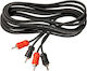 L1rca3c Cablu Semnal Coaxial RCA Nivel 1 3m Set