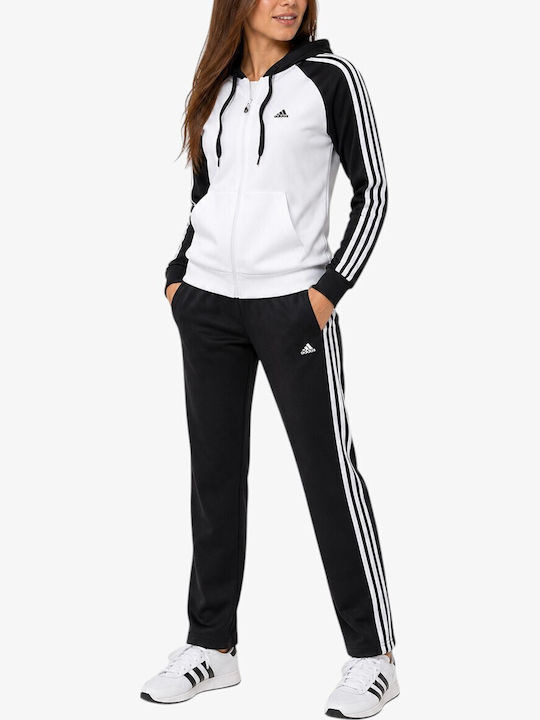 Damen Jogginghosen Set Schwarz/Weiß