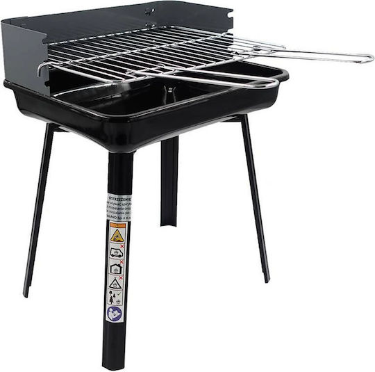 Barbecue Charcoal Master Grill & Party Mg936 Adjustable Grill Folding Black