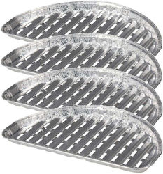 Aluminum Grill Trays Half 4 Pcs