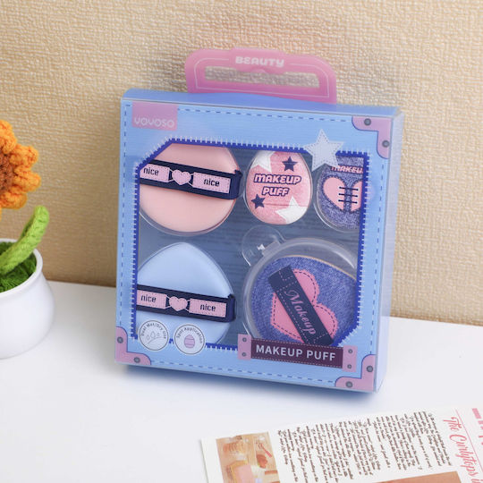 Soft-focus Makeup Sponge Set 5 Pieces