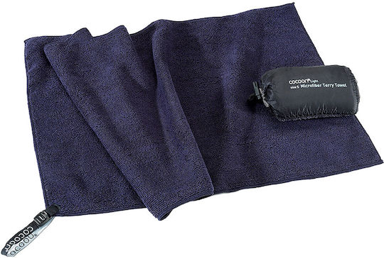 Cocoon Microfiber Face Towel 60gr/m² Blue 60x30cm