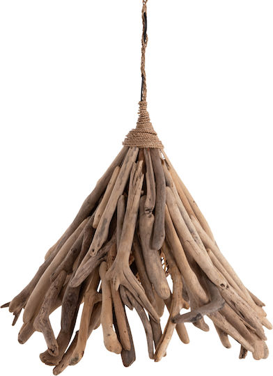HomeMarkt Pendant Light Light Blue Boho With E27 Socket 48x54x52cm