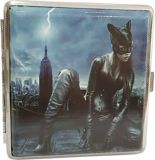 Μεταλλικη Ταμπακιερα Σχεδιο Catwoman 10χ10x1,5cm 43330-8