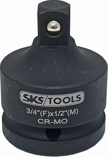 Black Reducer Pneumatic Wrench 3/4 F 1/2 M Sks Tools 24010009