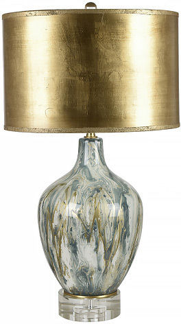 Lampa de Masă din Sticlă Fleur S119 39x39x70y