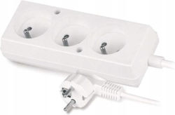 Extension Cord 3-socket Switch 10a 1.5m Omy 3x1 White Ps-370 T-105390 Extension Cord 3-socket Switch 10a 1.5m Omy 3x1 White Ps-370 T-105390