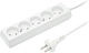 Extension Cord 5-socket Without Switch 10a 3m Omy 2x1 White Ps-560 T-105770