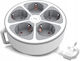 Permanent Extension Cord 5x Schuko Switch 2m Ps-570sws O 2 E W-30012