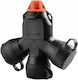 Rubber Splitter 3 Sockets Triple Adapter 16a 3p 250v Ip54 5p Pl Fr – Rubber Strain Relief 187f-5