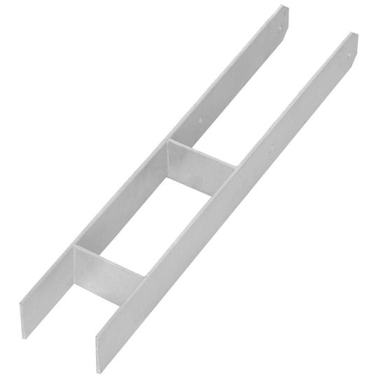 Suport H-Post Îmbinare Oțel Zincat Bracket Ancoră 100 Mm