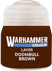 Games Workshop Model Making Paint Doombull Brown 12ml