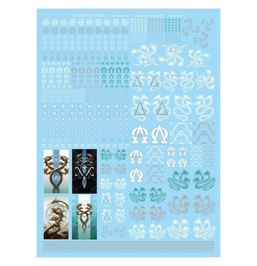 Horus Heresy Alpha Legion Transfer Sheet