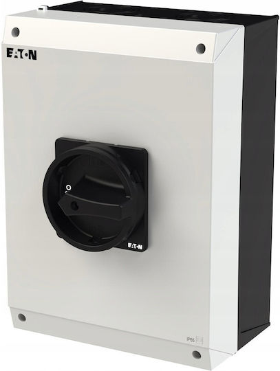 Disconnect Switch On-off 3 Poles + N 80a In Ip65 Enclosure Black Knob Padlock Lock P3-80 I5 Svb-sw N Ep-400989
