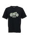 T-shirt Μαύρο