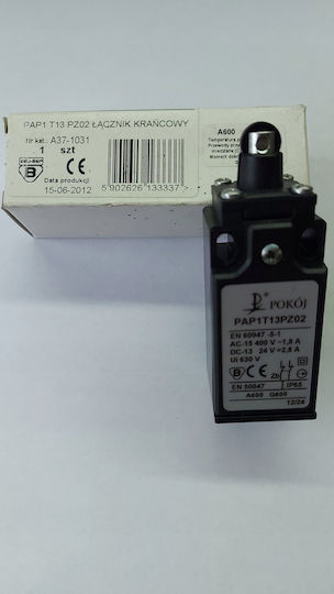 Limit Switch 2r Flashing Plastic Steel Pusher Roller Ø11 Pap1t13pz02 A37-1031
